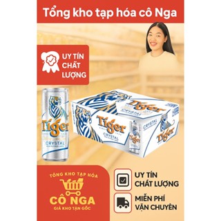  Thùng 20 Lon Bia Tiger Bạc 330ml – Bia Nhẹ Mát Lạnh Dễ Uống Thiết Kế Sang Trọng - Giá rẻ nhất 