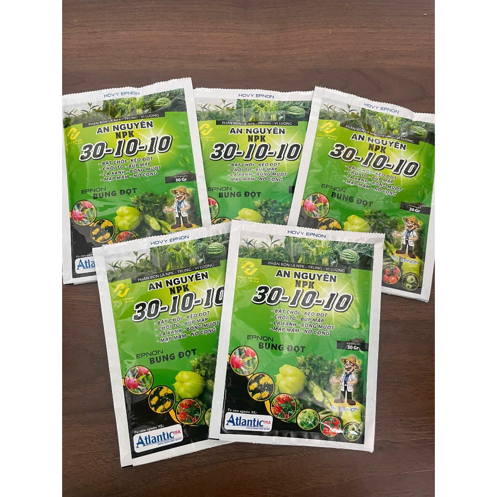 PHÂN BÓN AN NGUYÊN 30-10-10+TE ( 30GR)