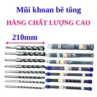  Mũi khoan bê tông Mũi khoan tường Dài 210mm - HÀNG CHẤT LƯỢNG CAO  210K  