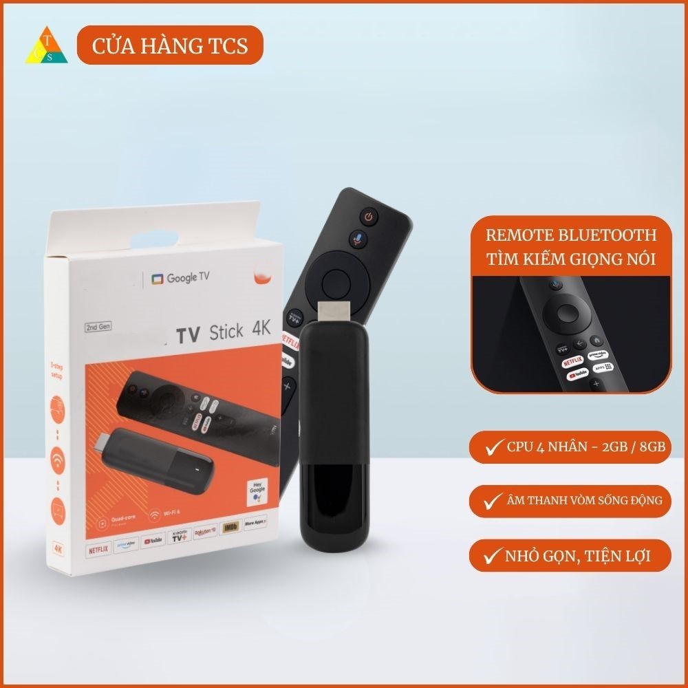 Android TV - TV stick 4K 2nd Gen Quốc Tế Tiếng Việt ( bản 2025)