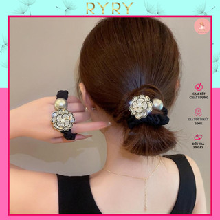  Dây Cột Tóc Hoa Hồng Đá Sang Chảnh Phong Cách Hàn Quốc Cho Nữ - Shop RYRY 