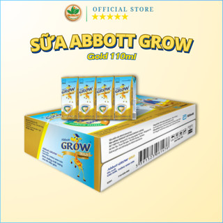 Sữa nước ABBOTT Grow Gold hương Vani lốc 4 hộp 110ml cho bé từ 1 tuổi tiện lợi ngon dễ uống