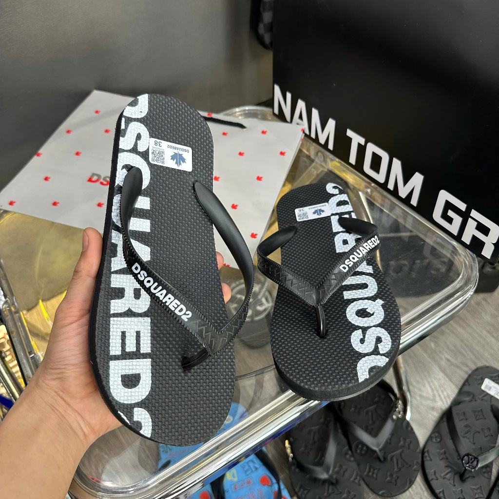 Tông DSQ Nam - GC - LV - DÉP TÔNG NAM ICON Vẩy Sơn - Dép xỏ ngón nam BBR vân chìm siêu nét.