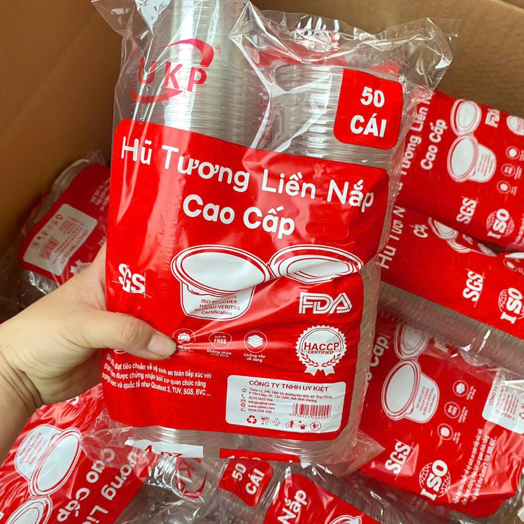 Hủ sốt nắp liền 2oz, 4oz, 60ml, 90ml, 120ml (Có hình thật) nắp rời 2oz