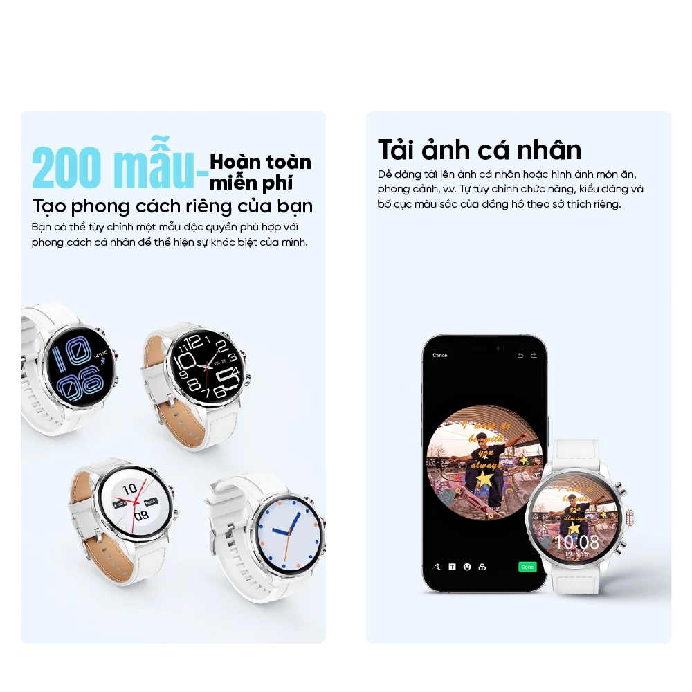 Đồng hồ thông minh Kieslect KR Ultra 3 - 1.5" HD AMOLED Display - VO2 Max và phát hiện ngưng thở khi ngủ | BigBuy360 - bigbuy360.vn