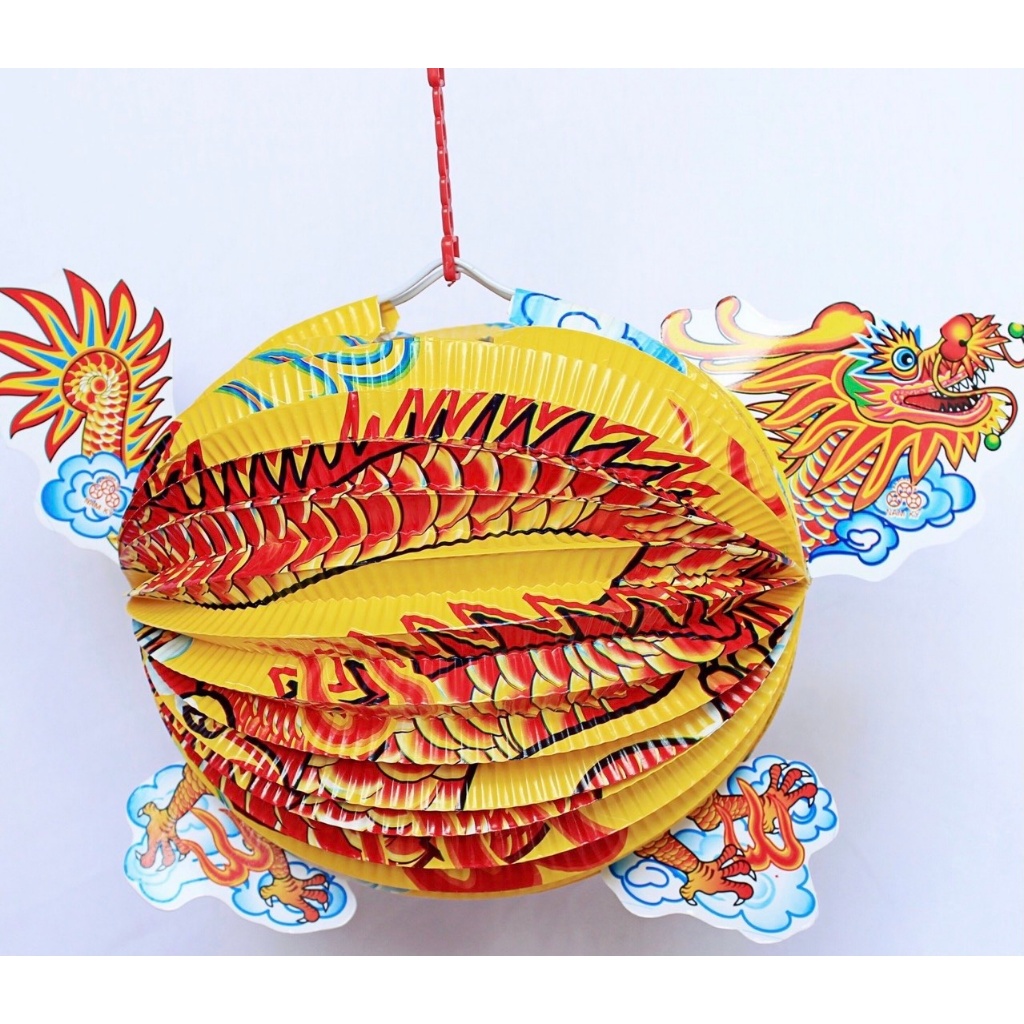 Combo 100 Lồng đèn Giấy Trung Thu hình thú - SIZE TRUNG 16-18cm