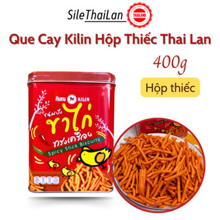 Que Cay Kilin Biscuits Thái Lan Hộp Thiếc 400g - Snack Bánh Que Vị Cay Thái Lan