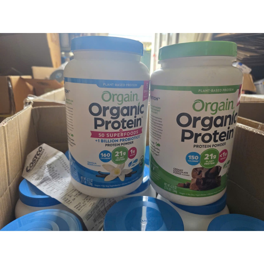 SIZE ĐẠI 1.22ky Orgain Protein organic - Sữa hữu cơ thực vật SuperFood Protein powder, Vanilla Bean 