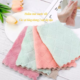 【COMBO 30/50 CÁI】Khăn Lau Bếp Đa Năng 2 Mặt Siêu Sạch C20