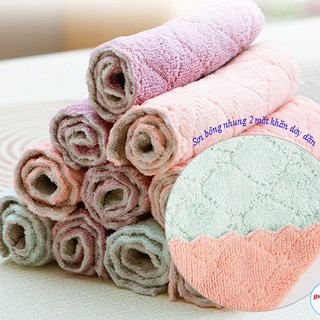 【COMBO 30/50 CÁI】Khăn Lau Bếp Đa Năng 2 Mặt Siêu Sạch C20