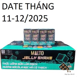Sữa lúa mạch có thạch MALTO Shake It Off  hương sôcôla bạc hà thùng 48 hộp x 170ml