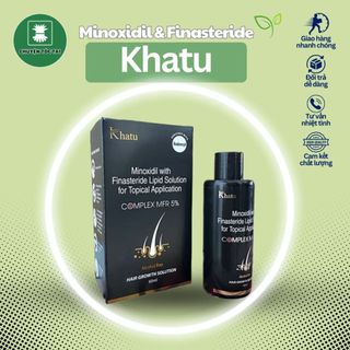  Dung dịch hỗ trợ mọc tóc Khatu  Không cồn dành cho Nam  Minoxidil Redensyl & Finasteride 