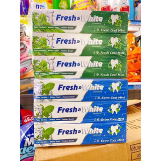 [COMBO 2 TUYP] Kem Đánh Răng Bạc Hà Fresh White Fresh & Extra Cool Mint Thái Lan