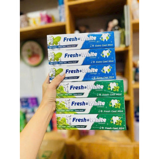 [COMBO 2 TUYP] Kem Đánh Răng Bạc Hà Fresh White Fresh & Extra Cool Mint Thái Lan