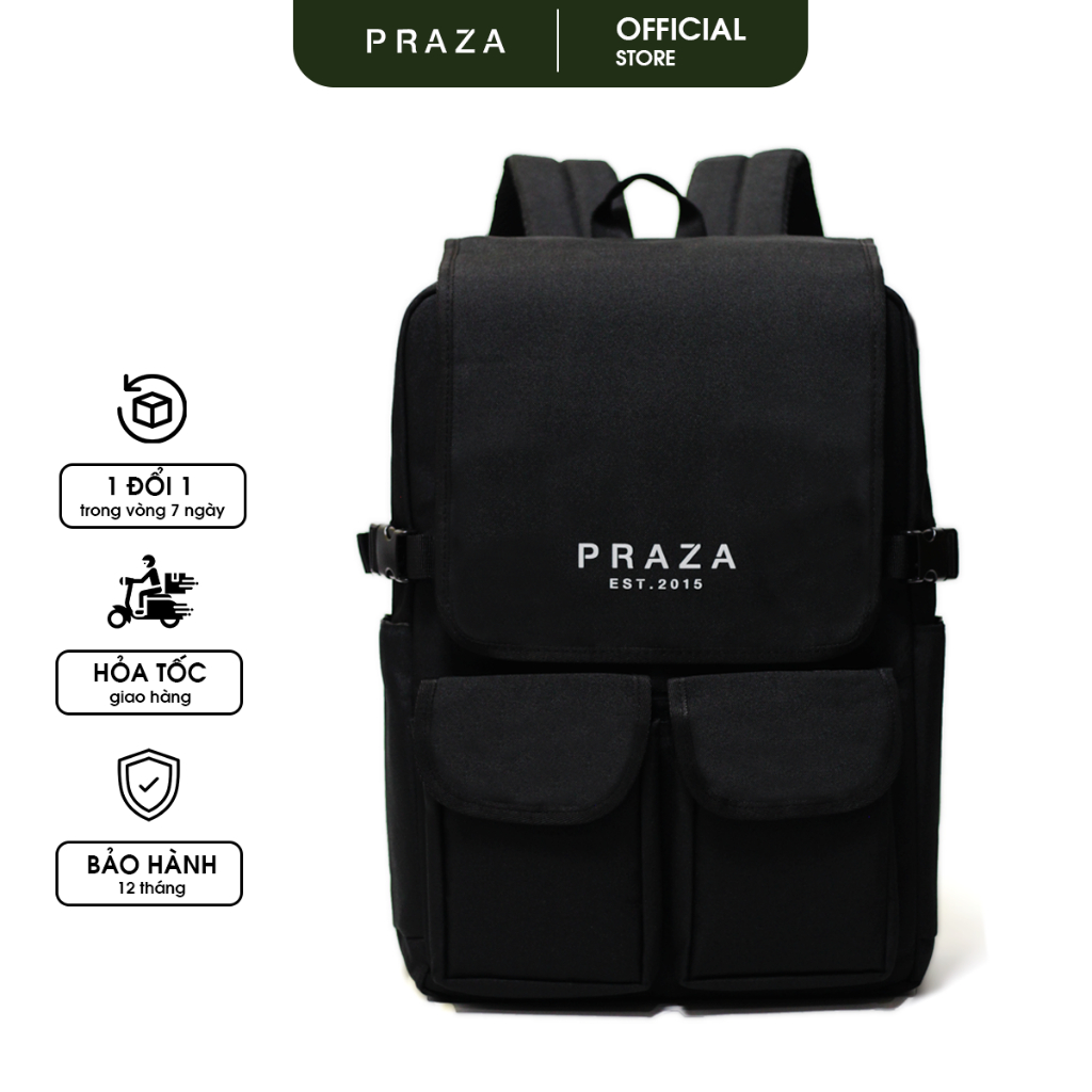 Balo Đựng Laptop TRAVEL BACKPACK Vải Polyester Cao Cấp PRAZA - BL203