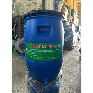Thùng rác nhựa 60 lít (Thùng ủ rác hữu cơ tròn dung tích 60L - có tấm lọc rác MT02 )
