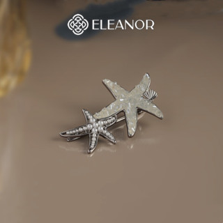  Kẹp tóc nữ Eleanor Accessories hình sao biển vỏ sò ngọc trai nhân tạo phụ kiện tóc mái 10275 