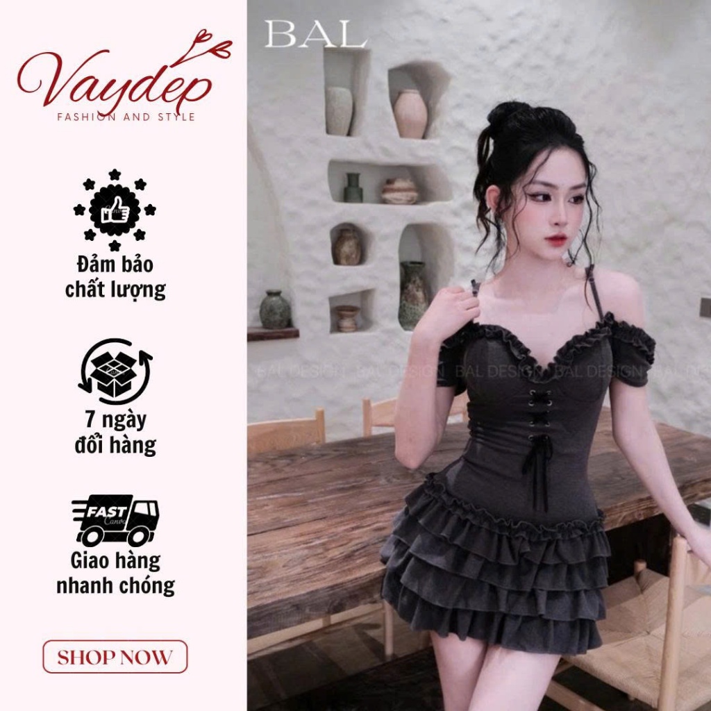 Váy tăm bèo ure Vaydep