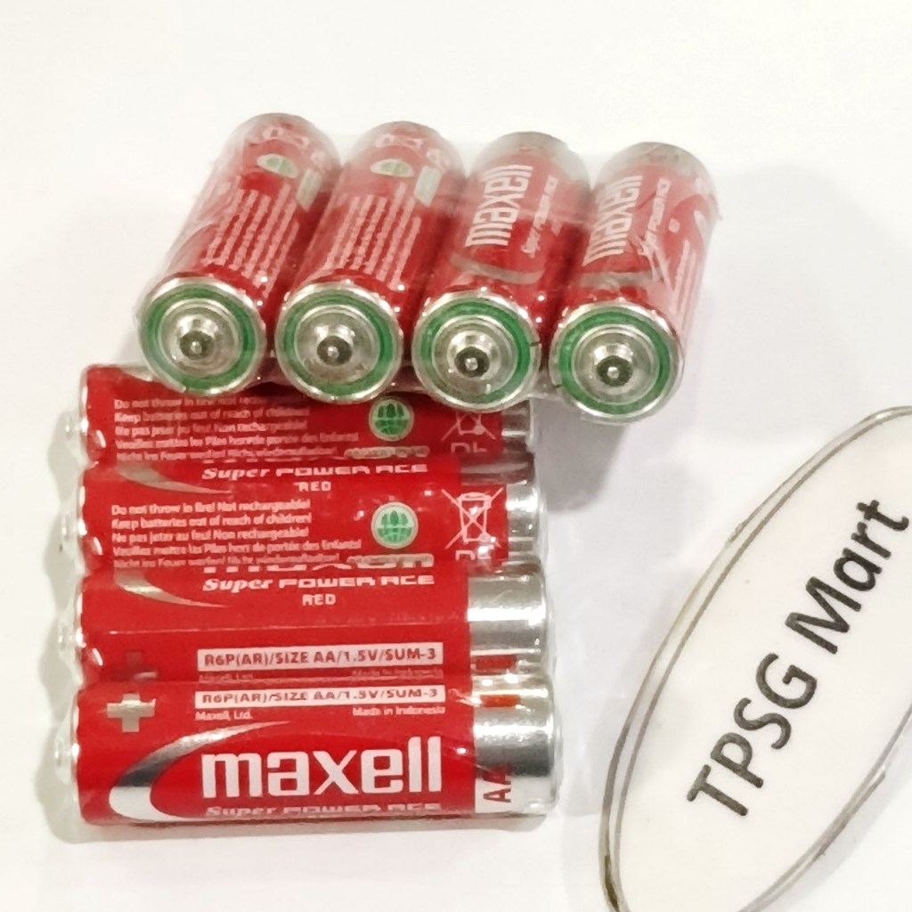 Pin Maxell AA (2A) 1.5V (AA / 1.5V / R6P(AR) / SUM-3) chính hãng