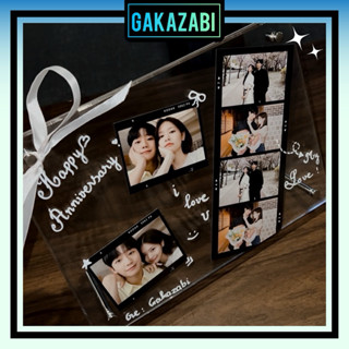   TẶNG BÚT +NƠ +HỘP RƠM  Set Khung Ảnh Mica TỰ LÀM Khung Ảnh Trong Suốt In Ảnh Quà Tặng 8-3 Sinh Nhật Valentine 