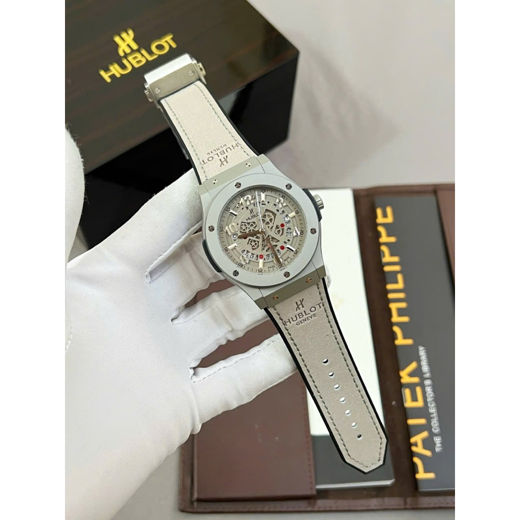 [Fullbox ] Đồng Hồ Nam HUBLOT Mặt quỷ Chạy Cơ Tự Động Size 42mm