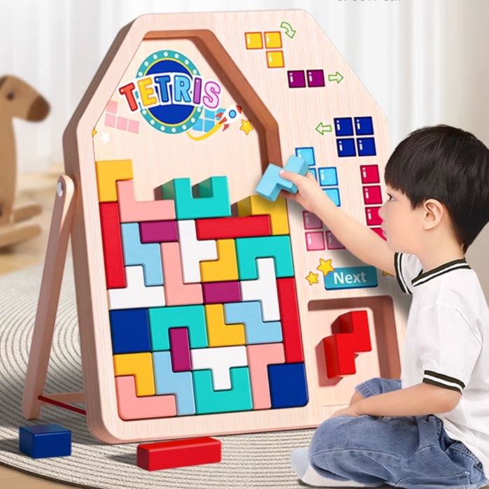 Bộ Đồ Chơi Xếp Hình Khối Tetris cho Trẻ 3-6 Tuổi - Đồ Chơi Giáo Dục Phát Triển Trí Tuệ Cho Bé