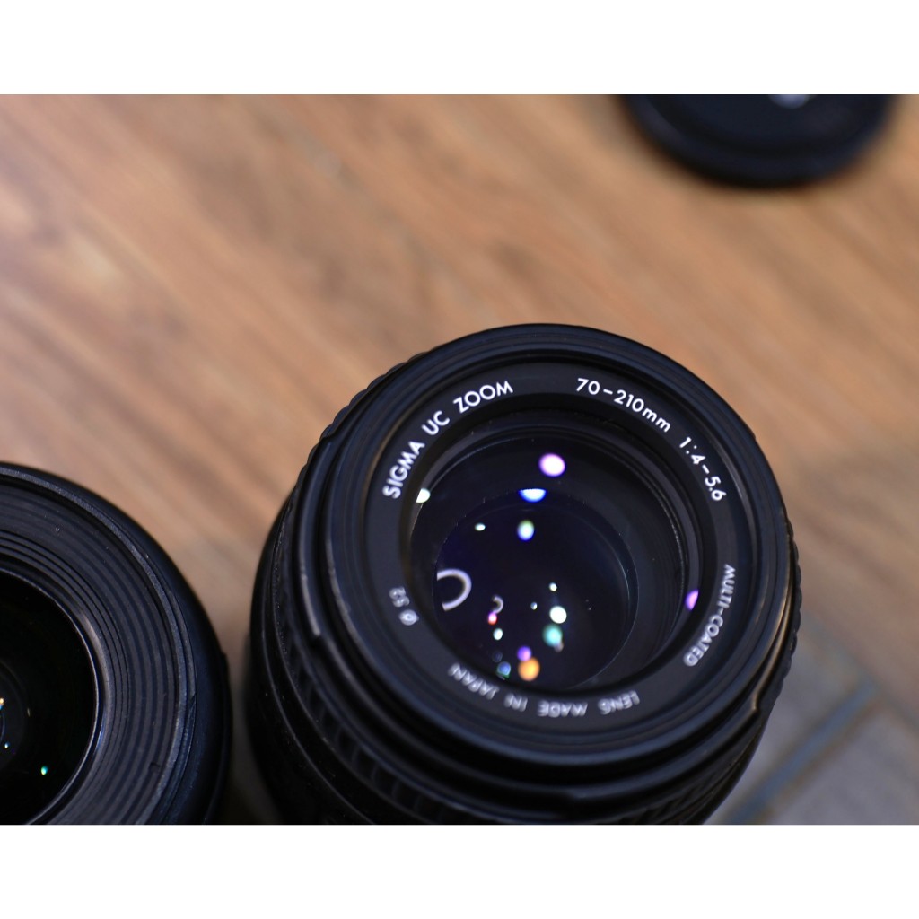 ống kính máy ảnh sigma 70-210mm for canon ef (đứt cáp khẩu - Cẩn mở hết khẩu để chụp) - Ống kính Canon EF