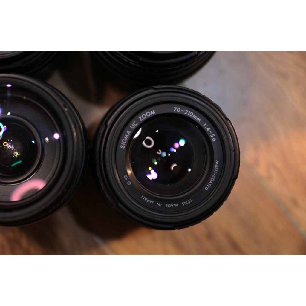 ống kính máy ảnh sigma 70-210mm for canon ef (đứt cáp khẩu - Cẩn mở hết khẩu để chụp) - Ống kính Canon EF