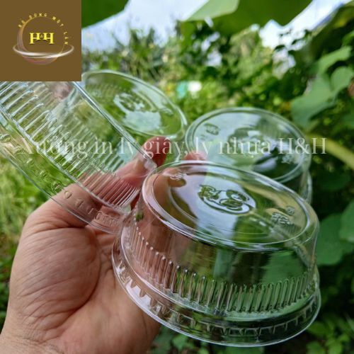 1000 Nắp vuông, nắp bằng cao phi 95 chấn hưng, nhựa pet trong cứng cáp dùng cho ly nhựa PP miệng 95