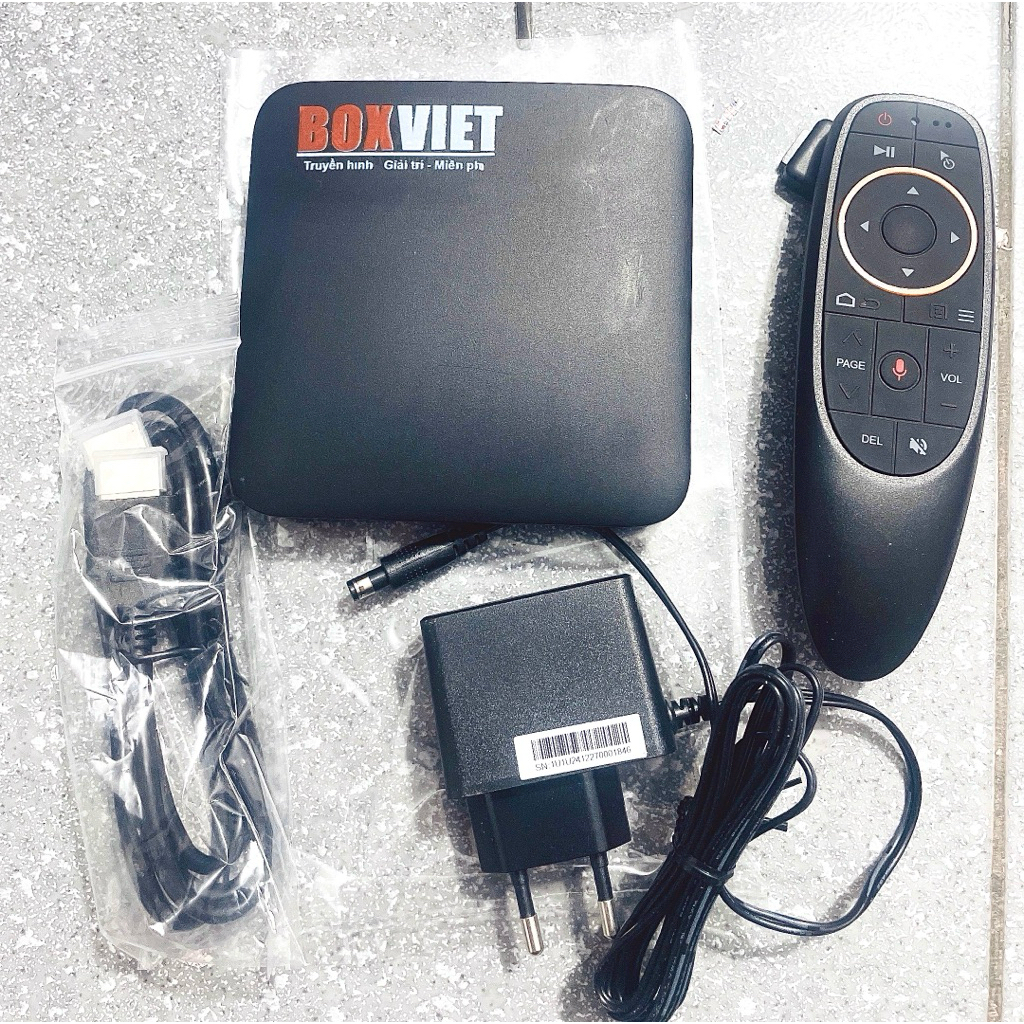 🔥Chính hãng🔥 Android box Cài sẵn 300  kênh truyền hình xem phim youtube miễn phí remote giọng nói