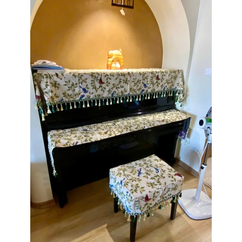 Khăn phủ đàn piano cơ đàn piano điện tử 88 phím sang trọng chống bụi chống xước