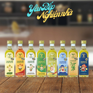 [HCM] Dầu Mè - Gấc - Óc Chó - Sachi - Olive - Hạt Lanh - Macca - Cá Hồi Ăn Dặm Thuyền Xưa - 65ml