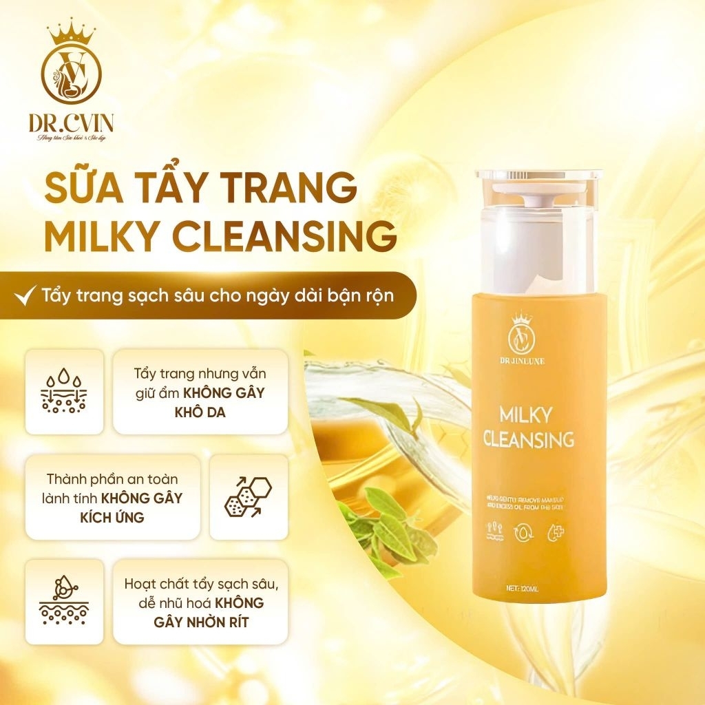 SỮA TẨY TRANG MILKY CLEANSING DR CVIN
