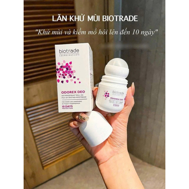 Lăn khử mùi Biotrade Odorex Deo Antiperspirant Roll-on Khử Mùi, Chống Đổ Mồ Hôi 40ml