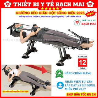 Giường Kéo Giãn Cột Sống Lưng Và Cổ, Toàn Thân Bằng Điện 2025