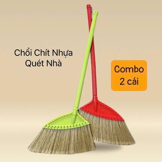 COMBO 2 CHỔI CƯỚC QUÉT NHÀ, CHỐI CƯỚC NHỰA SIÊU MỀM MẢNH KHÔNG RỤNG LÔNG, QUÉT SẠCH MỌI BỤI BẨN