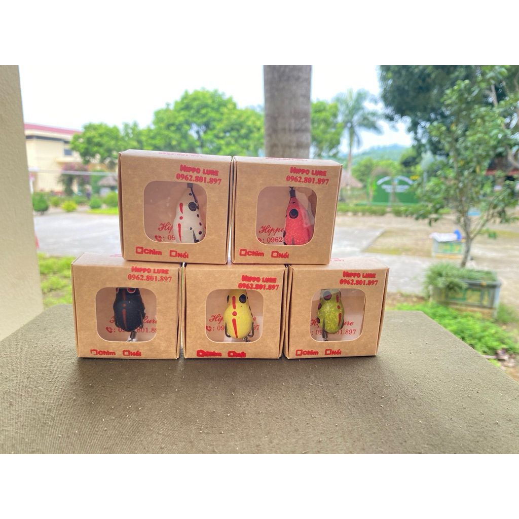 Nhái hơi HL38 câu lure | chì đúc, lưỡi thép carbon 9983. Chuyên câu lure, sộp, chuối, lóc.