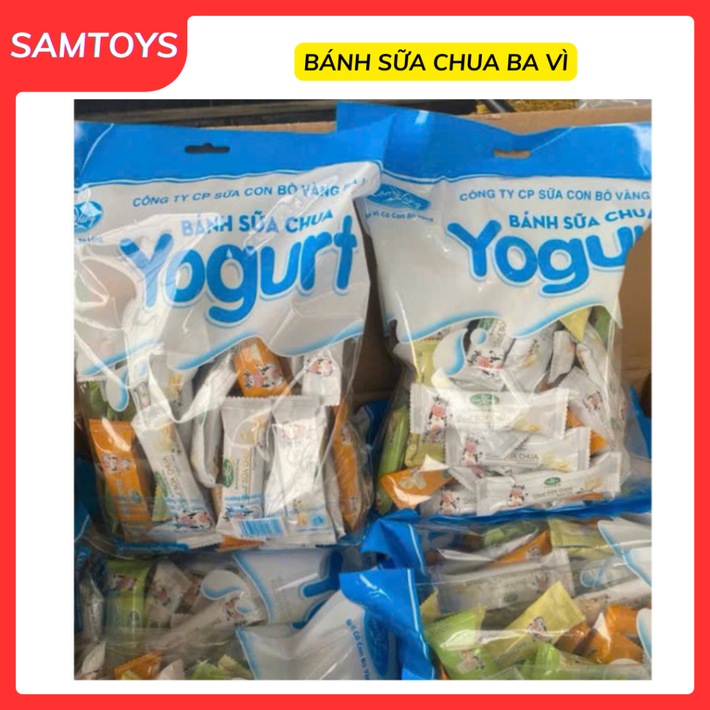 1kg Bánh Sữa Chua Con Bò Vàng Ba Vì Mic Vị Thơm Ngon Đặc Biệt Ba Vì MILK