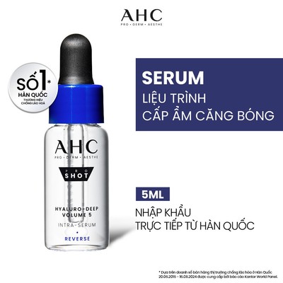 [HB GIFT 4] Tinh chất Serum cấp ẩm sâu căng bóng AHC PROSHOT HYALURO-DEEP VOLUME 5 5ML