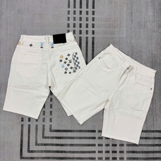 Quần short jean nam vải denim cao cấp co giãn trẻ trung vá gối chuẩn form mẫu mới cao cấp PVT FASHION