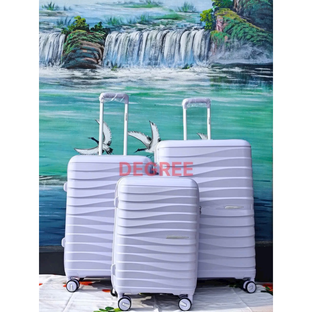 Vali du lịch nhựa dẻo không bể Degree (tặng kèm 1 túi đựng giày) Dr04 nhựa P.P hàng chính hãng bảo h