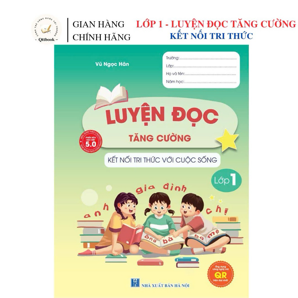 Sách - [ Lớp 1 - kết nối tri thức ] - Luyện đọc tăng cường lớp 1