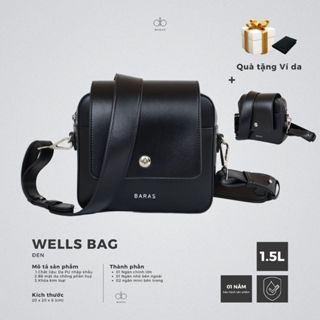 Túi đeo chéo nam Wells Bag - BARAS - Túi nam 
