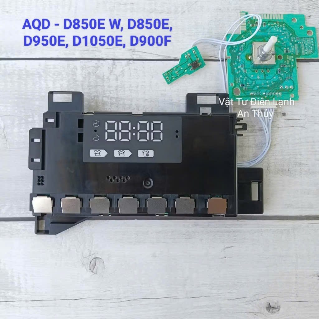 Bo mạch hiển thị máy giặt AQUA AQD - D850E W, D850E, D950E, D1050E, D900F