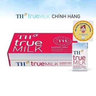 Sữa Tươi TH True Milk vị Dâu 110ml   Rẻ Vô Địch   