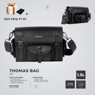  Túi đeo chéo da nam THOMAS BAG - BARAS VIETNAM - Túi đeo chéo thời trang 