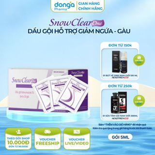 Dầu gội sạch gàu SnowClear One dạng gói 5ml | Hộp 50 gói