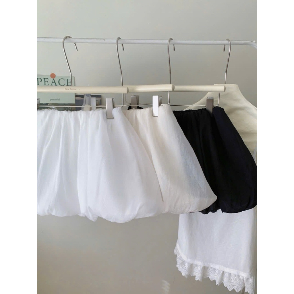 Chân váy bí ngắn có quần bảo hộ chất voan tơ hàn bông xoè mềm mướt - Joella Skirt | BigBuy360 - bigbuy360.vn