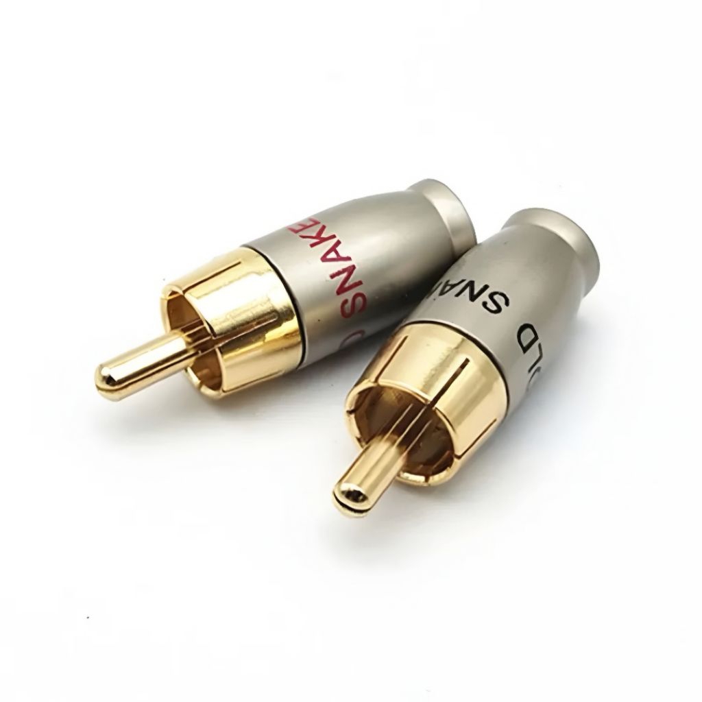 Jack RCA, AV hoa sen gold đuôi nhỏ 4mm(ảnh thật)