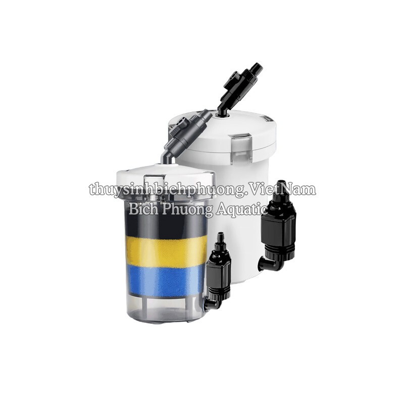 MÁY LỌC HW|LW|EW VỎ TRẮNG- 602B|603B|604B SUNSUN- LỌC PHỤ CHO HỒ THUỶ SINH TỪ 30 - 60CM
